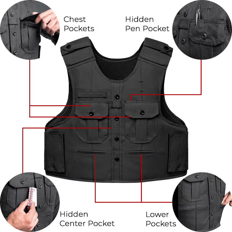 Uniform Shirt Carrier Pockets