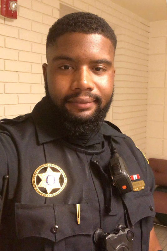 Braylin_Brown Braylin in his law enforcement uniform.