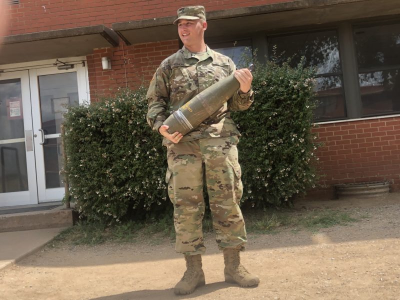 Garrett_Elmore Garret during his service in the US Army.