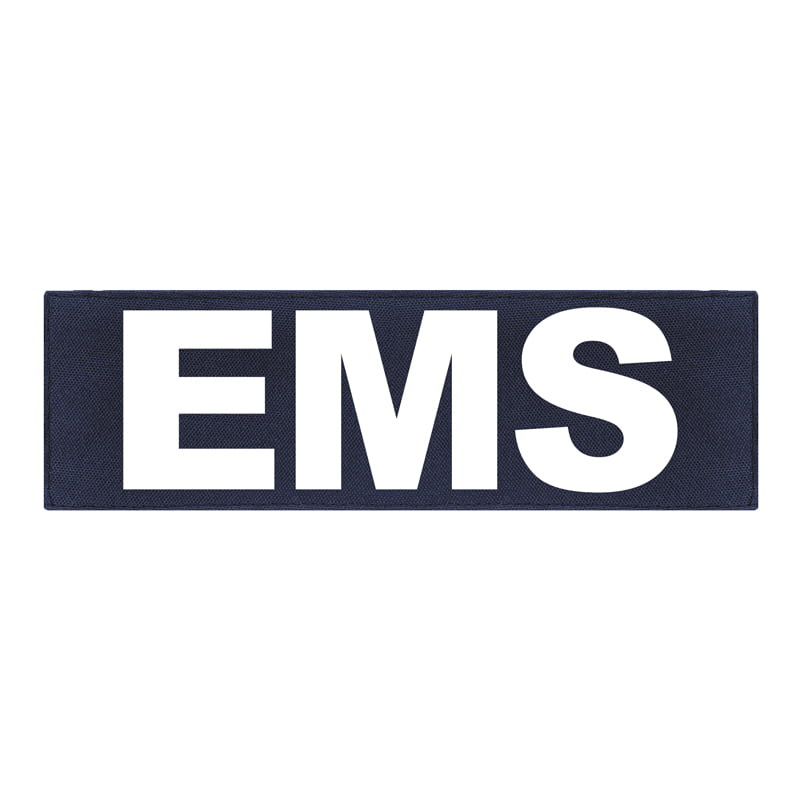 Safe Life Defense First Response Modified Front Patch EMS White in Navy Blue